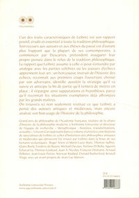Vincent Carraud - L'or dans la boue - Leibniz et les philosophies antiques et médiévales.