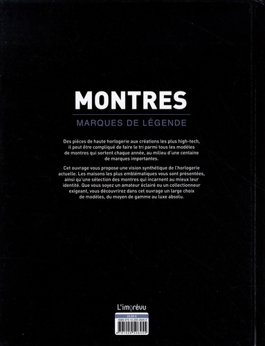 Montres - Marques de légende de Vincent Daveau - Grand Format - Livre -  Decitre