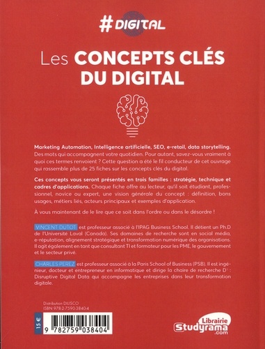 Les Concepts Clés Du Digital De Vincent Dutot Grand Format Livre Les Concepts Clés Du Digital De Vincent Dutot Grand Format Livre