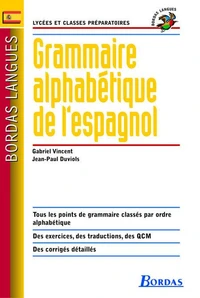 Grammaire alphabétique de l'espagnol