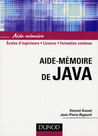 Vincent Granet et Jean-Pierre Regout - Aide-mémoire de Java.