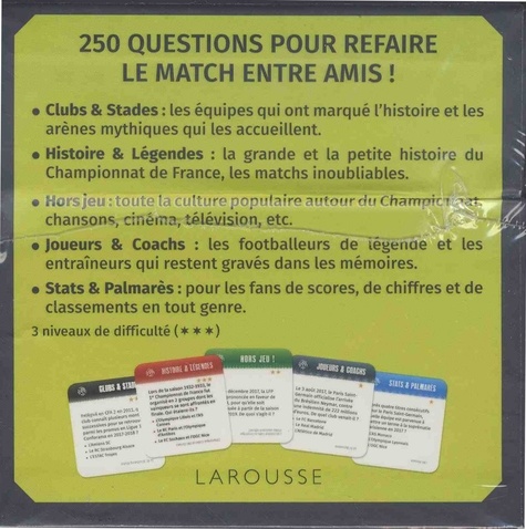 Soirée foot Ligue 1. 250 questions sportives pour les experts du ballon rond