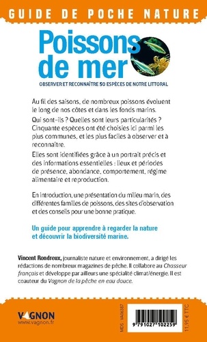 Poissons de mer. Observer et reconnaître 50 espèces de notre littoral