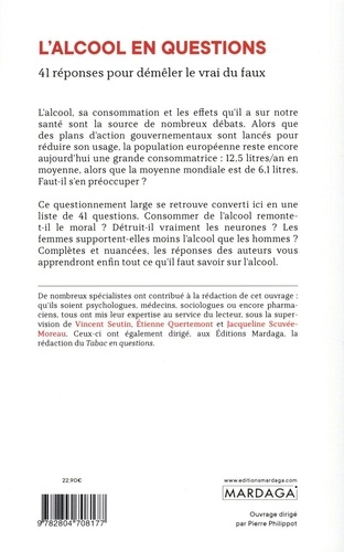 L'alcool en questions. 41 réponses pour démêler le vrai du faux