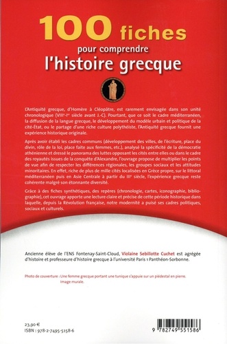 100 fiches pour comprendre l'histoire grecque. (VIIIe-Ier siècle av. J.-C.) 5e édition