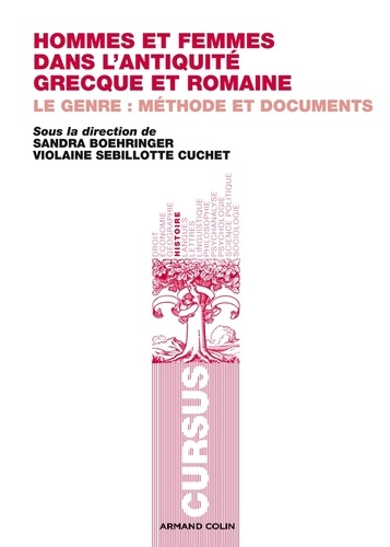 Hommes et femmes dans l'Antiquité grecque et romaine. Le genre : méthode et documents