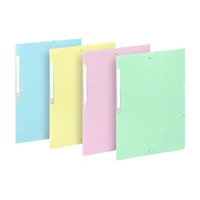 Chemise à élastiques A4 Rainbow Pastel - Coloris assortis