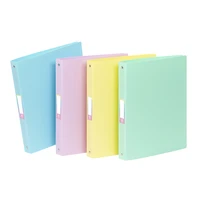 Classeur souple a4 dos 3,5 cm polypropylene - rainbow pastel