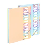Trieur extensible 12 compartiments A4 Rainbow Pastel - Coloris assortis