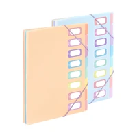 Trieur extensible 8 compartiments A4 Rainbow Pastel - Coloris assortis