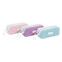 Trousse scolaire 2 compartiments - teknik pastel