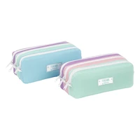 Trousse scolaire 3 compartiments - teknik pastel