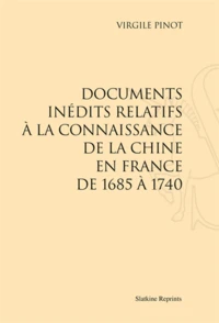 Documents inédits relatifs à la Chine