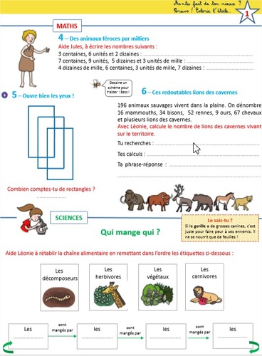 Cahier de vacances Jules et Léonie du CE2 au CM1. Explorateurs de notre histoire pour construire l’avenir...