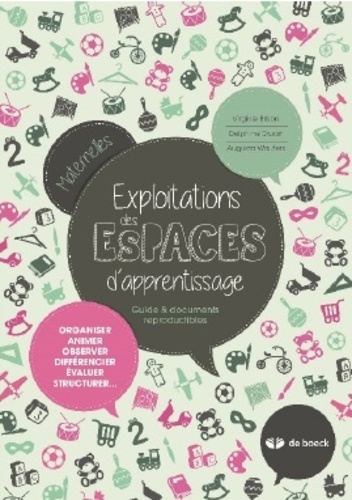 Virginie Brison et Delphine Druart - Exploitations des espaces d'apprentissage Maternelles - Guide & documents reproductibles.