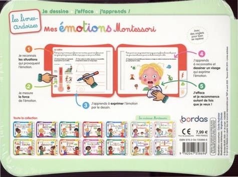 Mes émotions Montessori. Avec 1 feutre effaçable