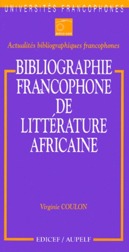 Bibliographie francophone de littérature africaine