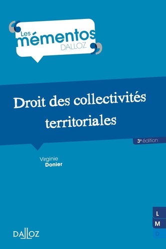 Droit des collectivités territoriales 3e édition