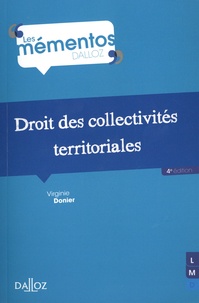 Virginie Donier - Droit des collectivités territoriales.