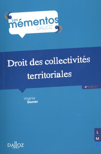 Droit des collectivités territoriales 4e édition