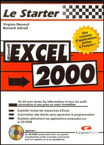 Virginie Dorseuil - Excel 2000. Avec Cd-Rom Compatible Pc.