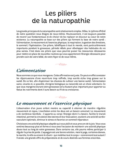 Naturopathie. Grossesse, post-partum et premiers mois de bébé