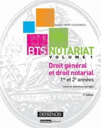 BTS Notariat Droit général et droit notarial