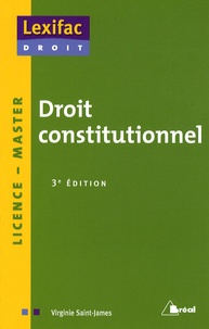 Virginie Saint-James - Droit constitutionnel.