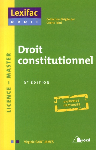 Virginie Saint-James - Droit constitutionnel.