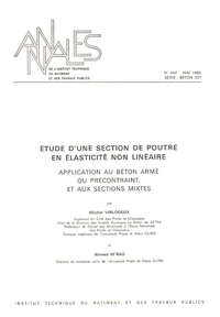 Etude d'une section de poutre en élasticité non linéaire