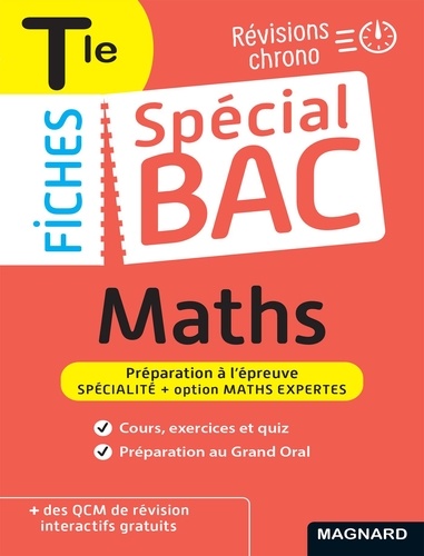 Maths Spécialité + option Maths Expertes Tle  Edition 2022