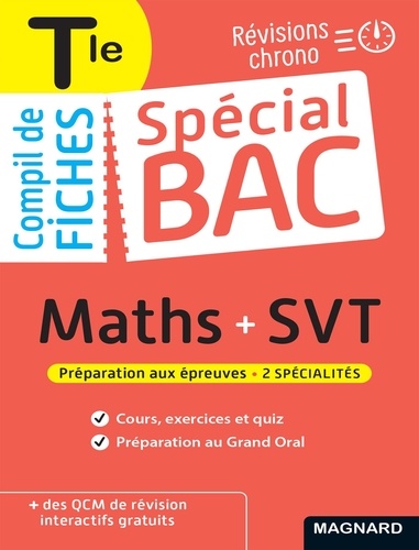 Maths + SVT Tle  Edition 2022