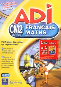 ADI CM2 français maths 10 à 11 ans. CD-ROM