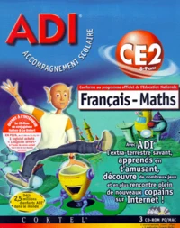 ADI FRANCAIS-MATHS CE2. 3 CD-Rom et 1 CD-Rom de conjugaison offert, version 4.1