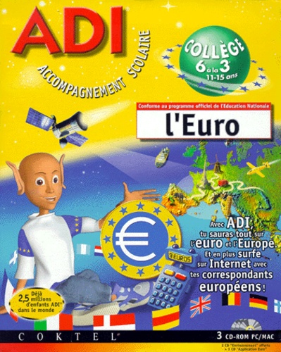 ADI L'EURO 6EME A LA 3EME. 3 CD-ROM de Collectif - Livre - Decitre
