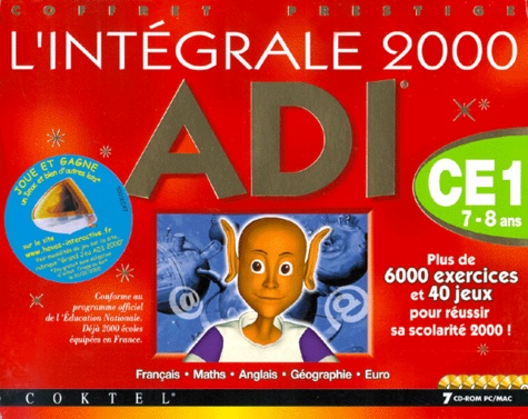  Coktel - ADI L'intégrale CE1 - Coffret prestige, édition 2000. 7 Cédérom