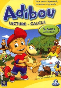 Adibou lecture calcul 5-6 ans maternelle 3, boîtier DVD.