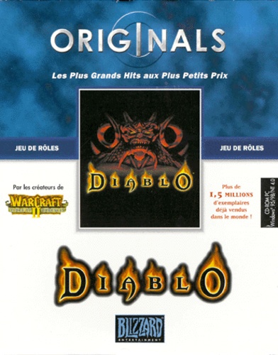  Blizzard Entertainement - DIABLO. - CD-Rom.
