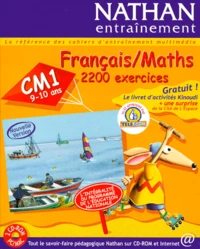 FRANCAIS/MATHS CM1. 2200 exercices, 2 CD-ROM