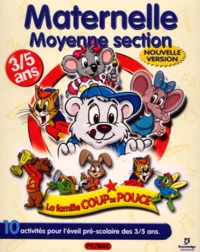 LA FAMILLE COUP DE POUCE MATERNELLE MOYENNE SECTION. Avec puzzle, CD-Rom
