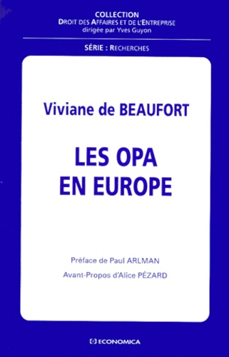 Viviane de Beaufort - Les Opa En Europe.