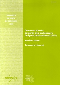 Viviane Derive - Concours d'accès au corps des professeurs de lycée professionnel (PLP) section vente - Concours réservé.