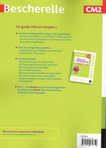 Manuel de français CM2. Guide pédagigique  Edition 2021