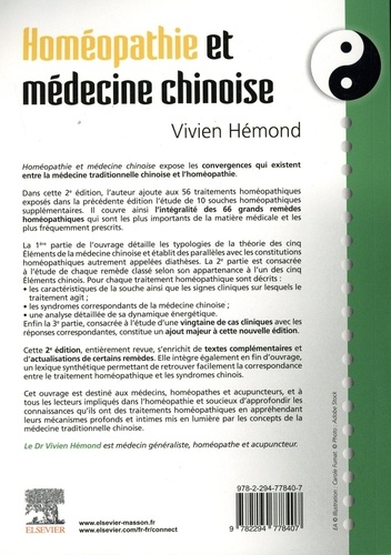 Homéopathie et médecine chinoise 2e édition