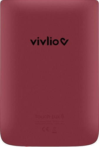 Liseuse Vivlio Touch Lux 5 - rouge
