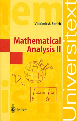 Vladimir-A Zorich - Mathematical Analysis 2.