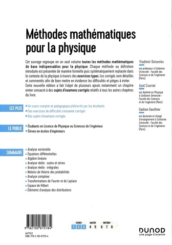 Méthodes mathématiques pour la physique 2e édition
