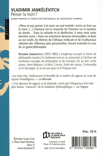 Penser la mort ?