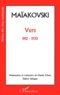 Vladimir Maïakovski - Vers, 1912-1930. Edition Bilingue Francais-Russe.