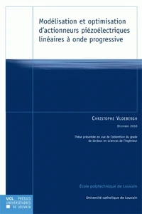 Modélisation et optimisation d'actionneurs piézoélectriques linéaires à onde progressive